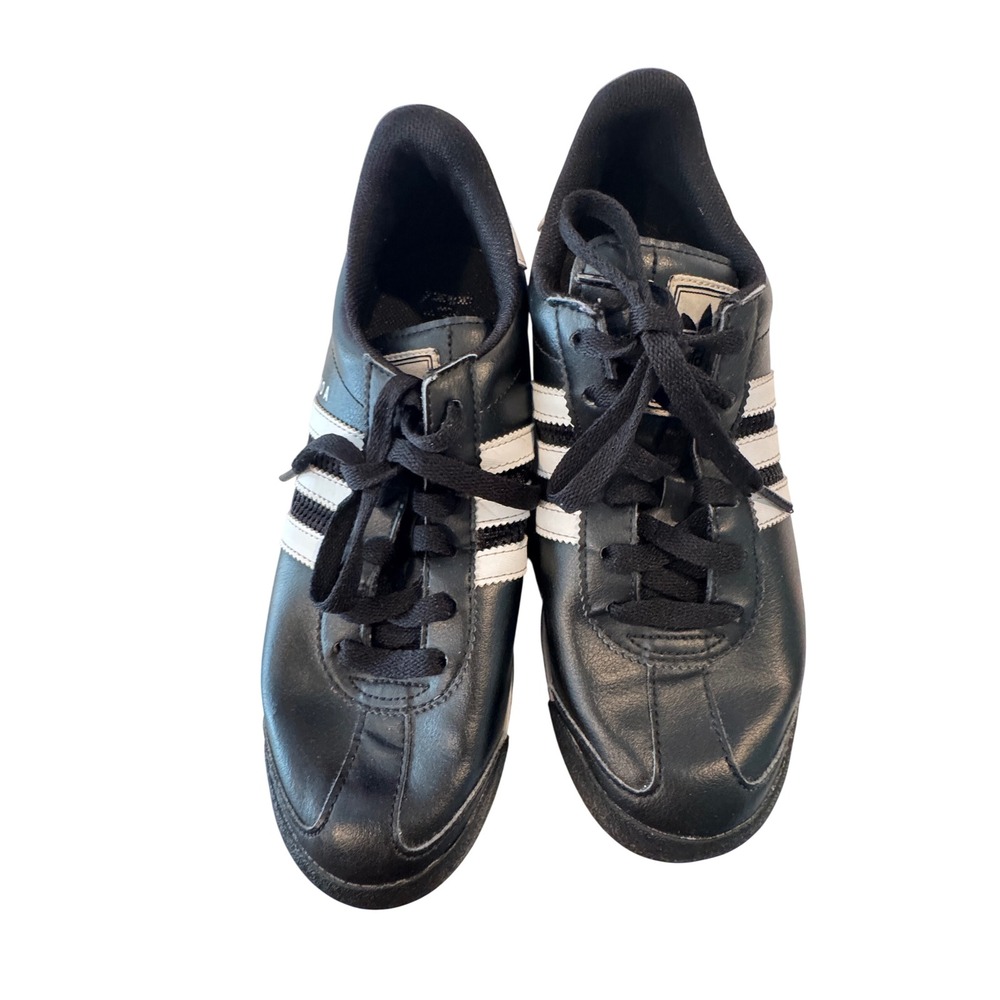 Adidas Samoa Mens Black White Low Top Sneakers Size 7